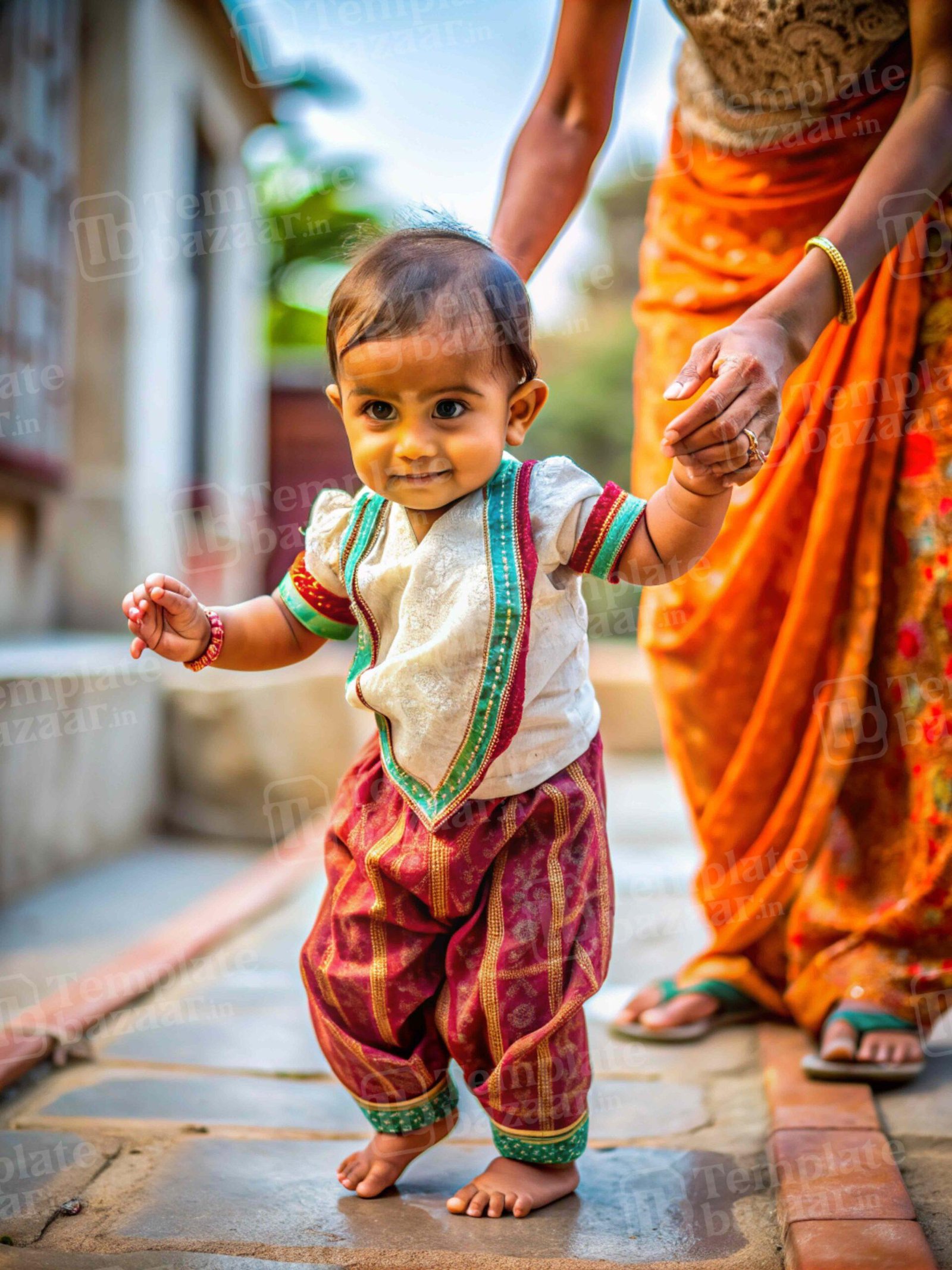 Indian Baby First Step