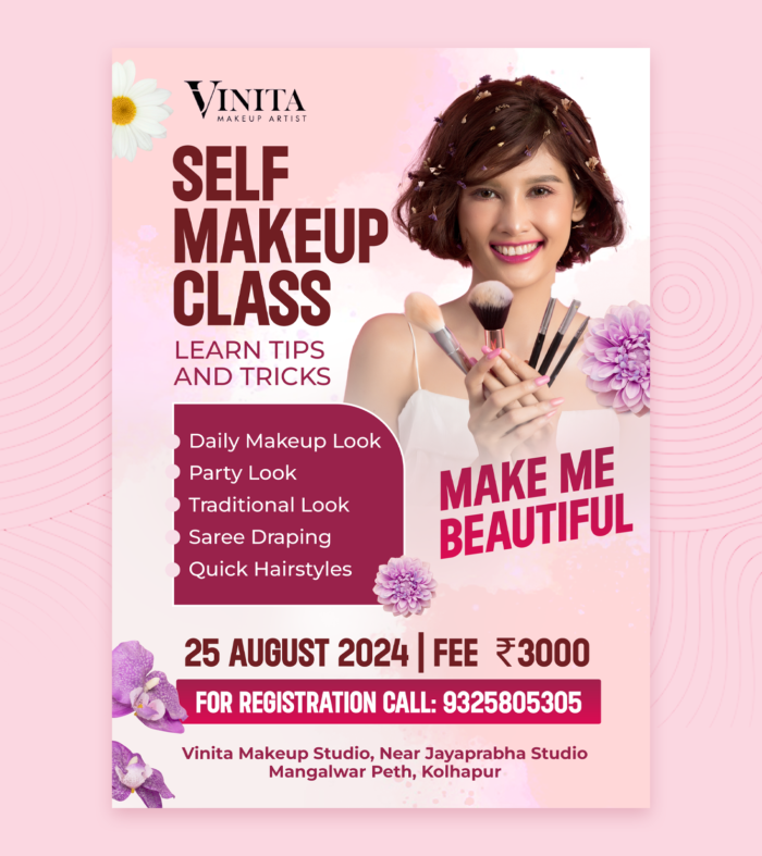 Makeup Flyer PSD