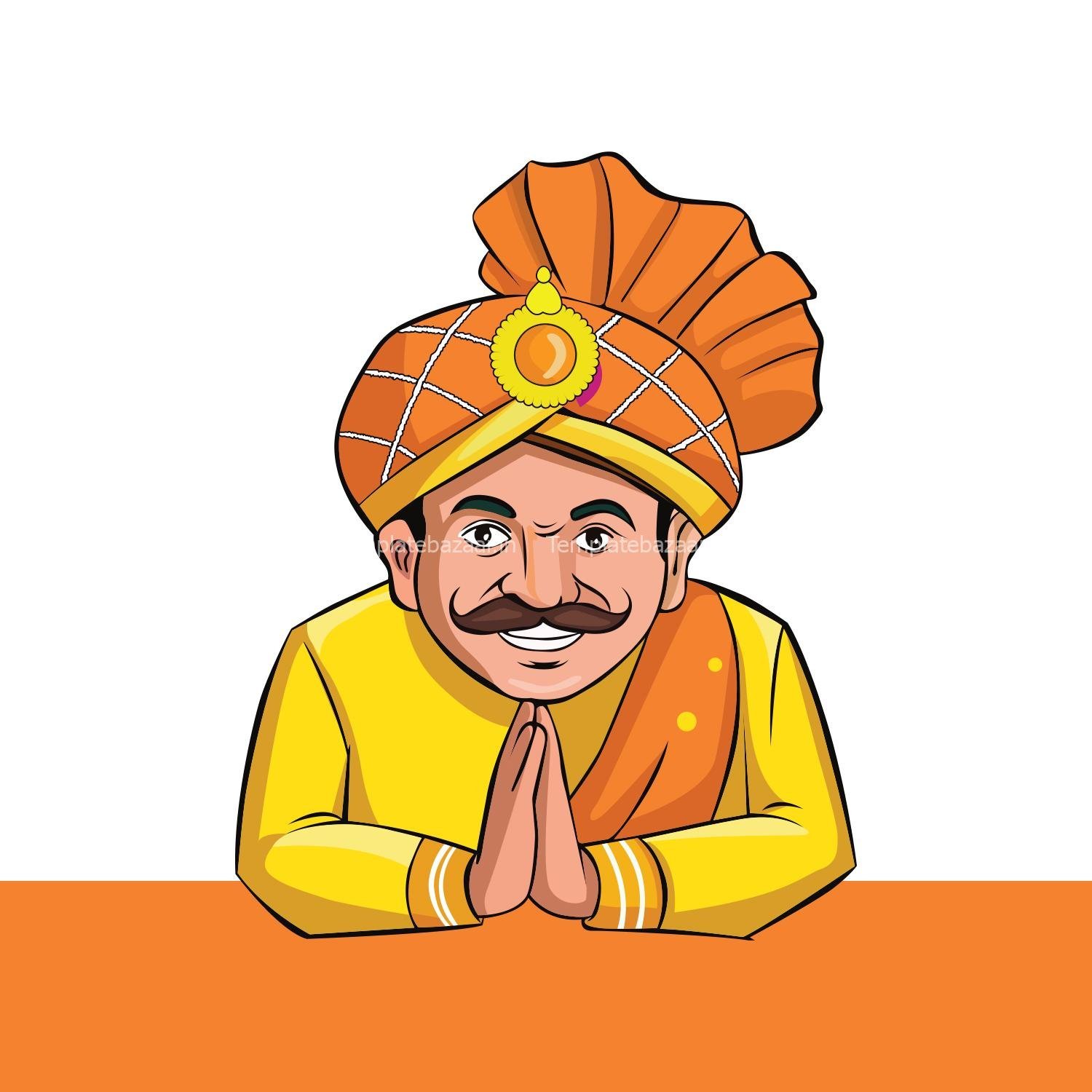 Namaste Vector Illustration