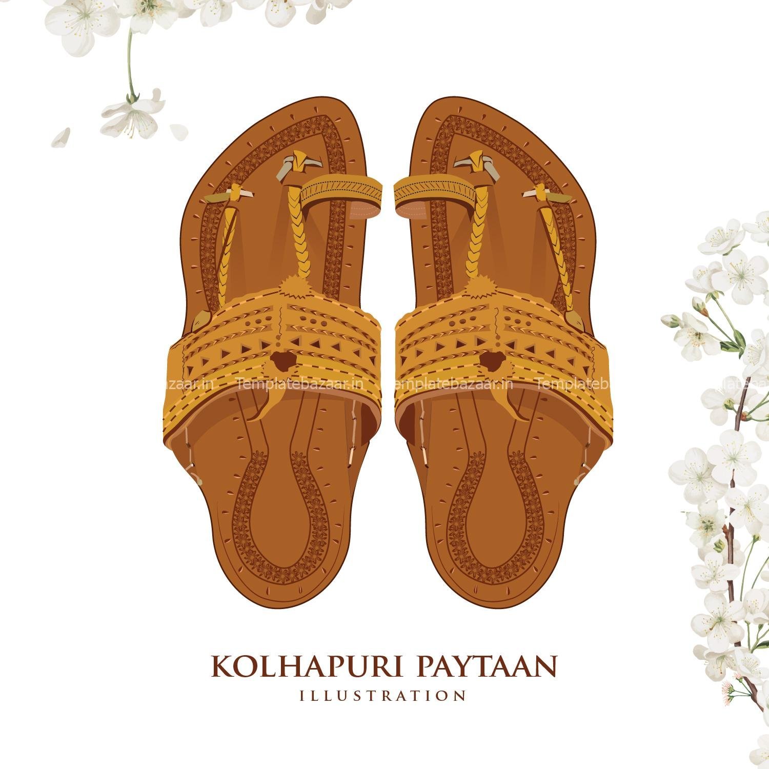 Kolhapuri Paytan Vector