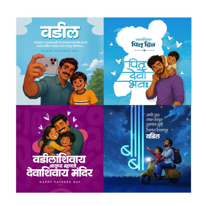 Father’s Day Marathi PSD