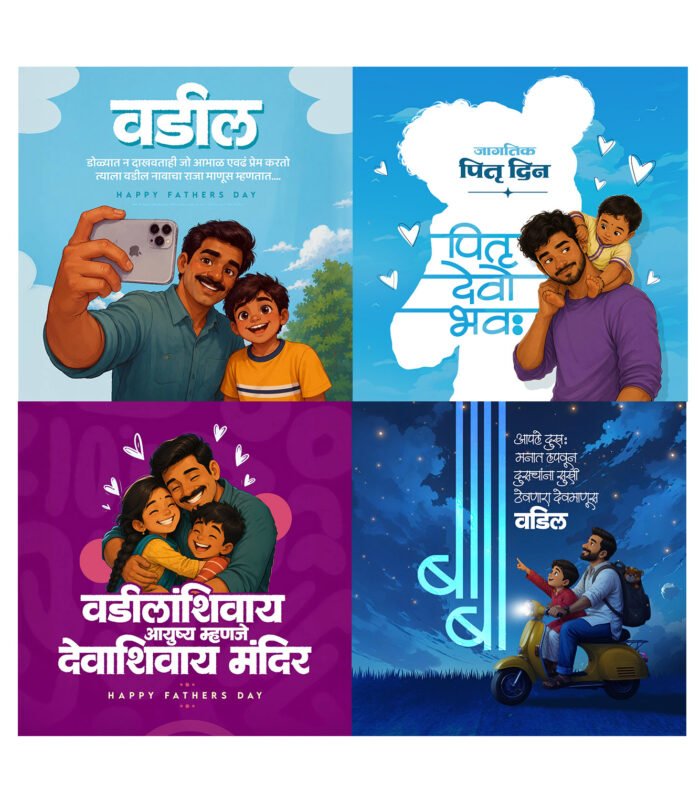 Father’s Day Marathi PSD