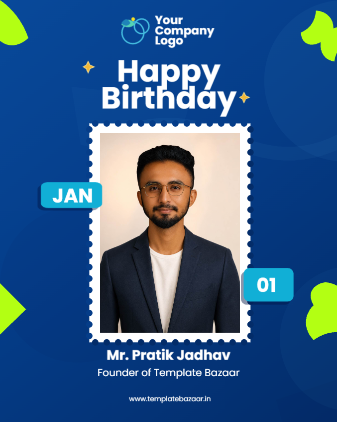 Happy Birthday Post Template Bazaar