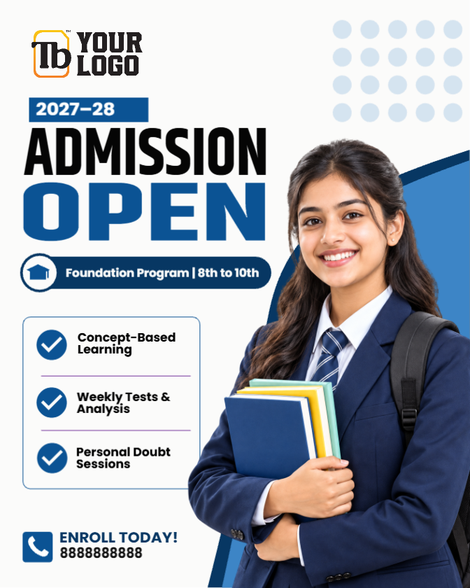 Coaching Classes Admission Social Media Post