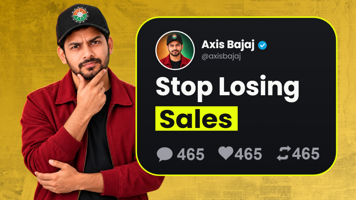 Stop Losing Sales Youtube Thumbnail