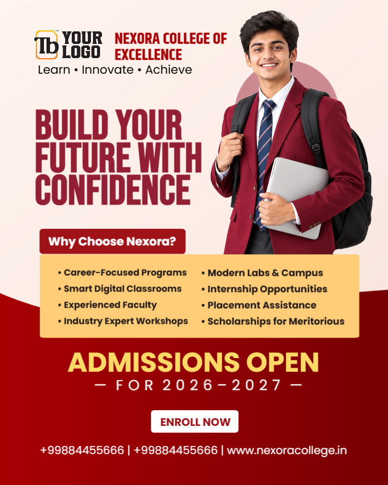 College Admission Open Social Media Post TB