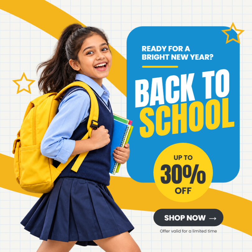 Back to School Sale Poster