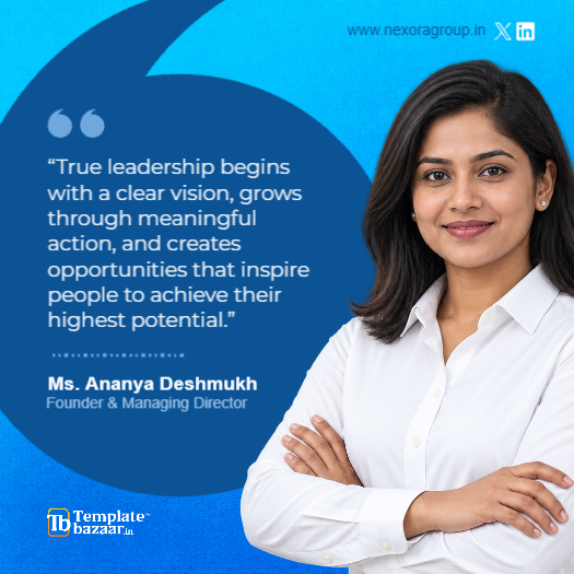 Business Leadership Quote Social Media Post