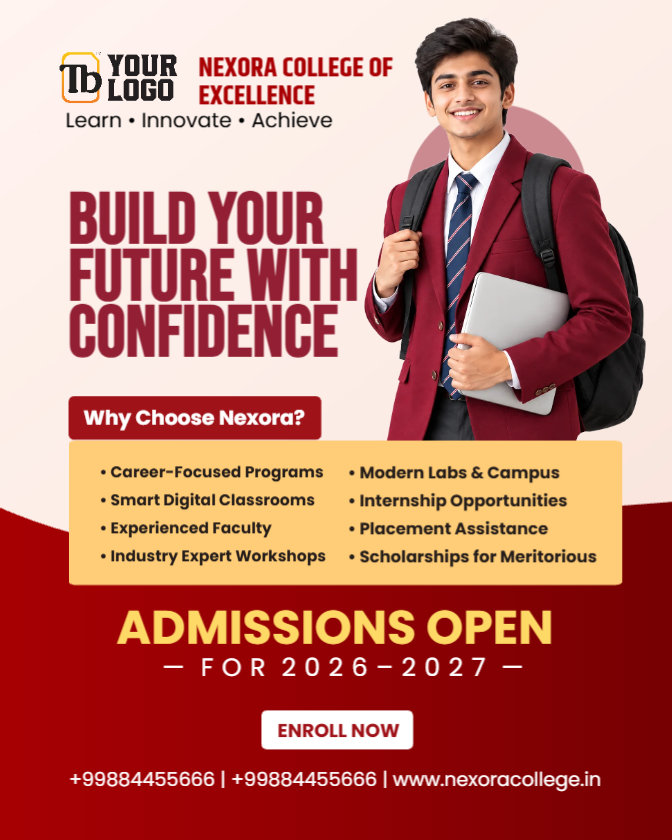 College Admission Open Social Media Post TB