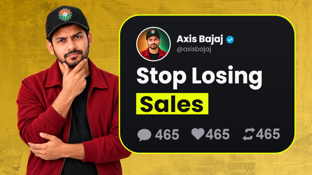 Stop Losing Sales Youtube Thumbnail