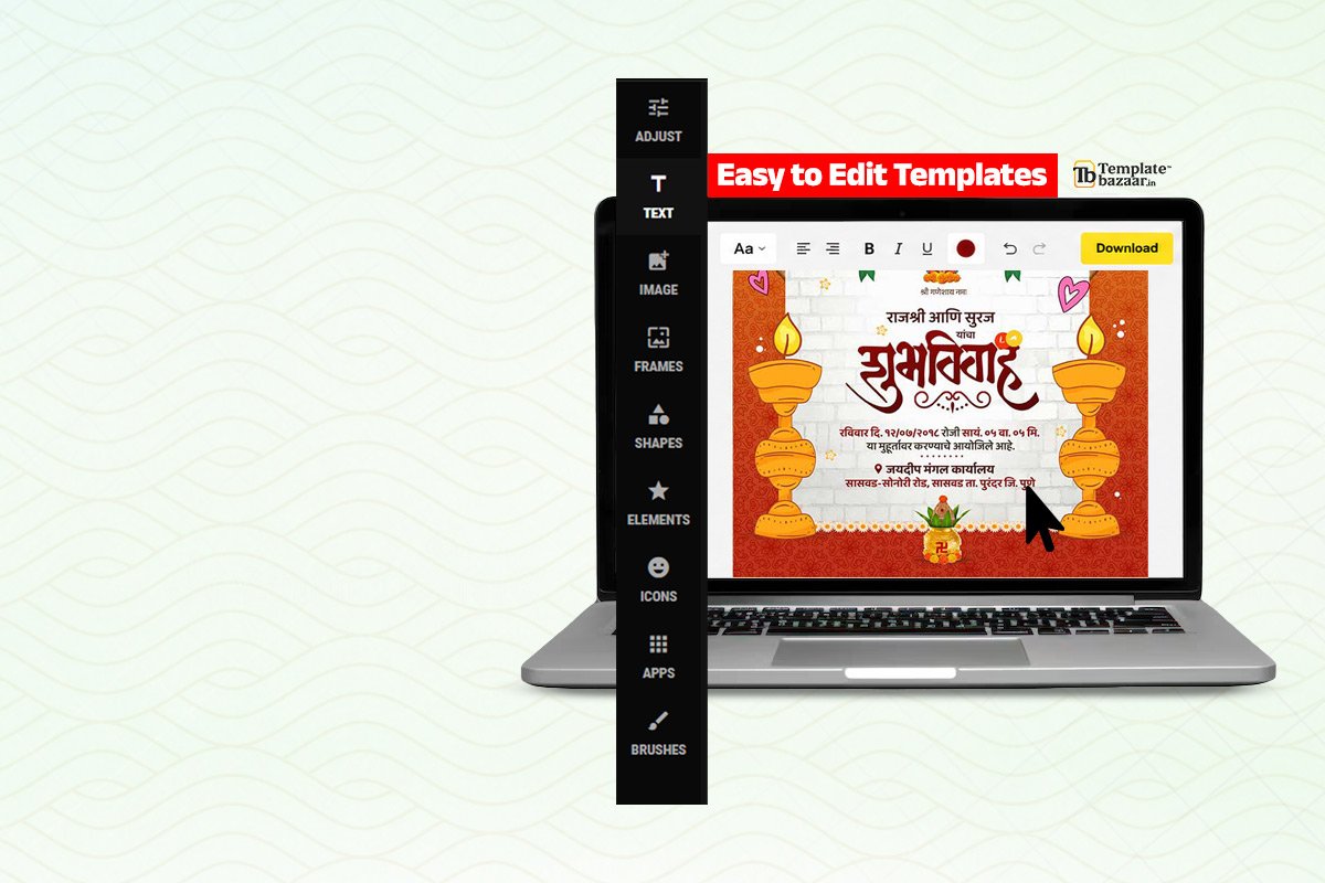 Easy to edit Indian design templates – Template Bazaar